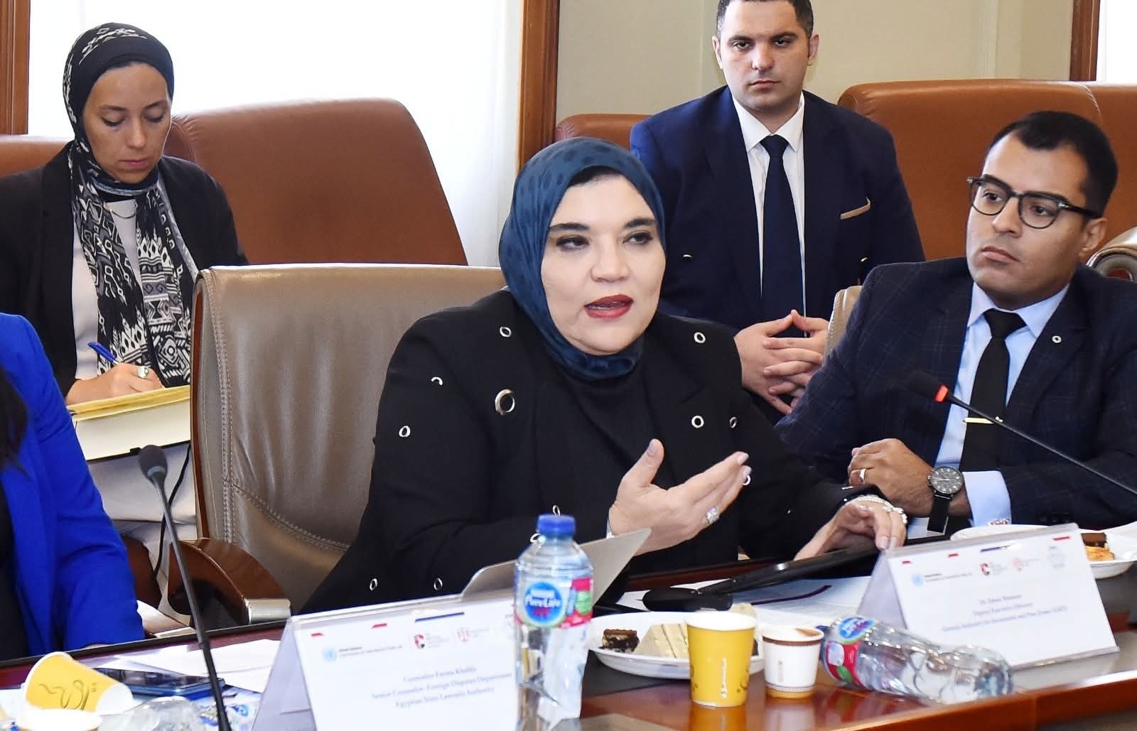نائب رئيس هيئة الاستثمار تشارك في ندوة "اتفاقية سنغافورة.. آفاق وتحديات التطبيق في مصر"
